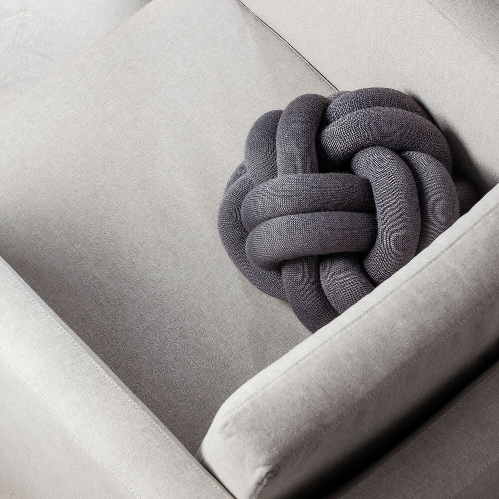 design house stockholm | knot cushion | grey – top3 by design