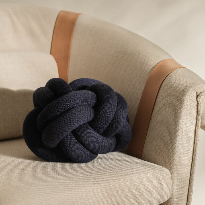 design house stockholm | knot cushion | navy