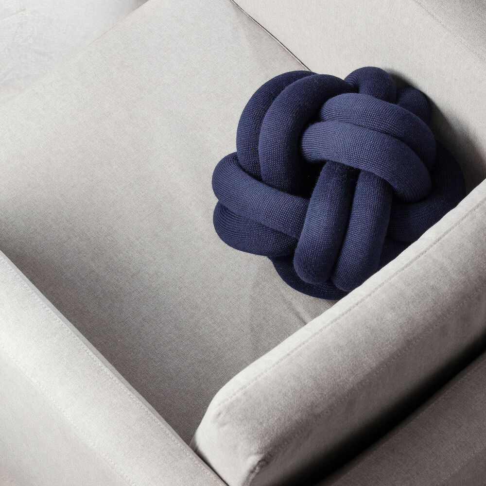 design house stockholm | knot cushion | navy