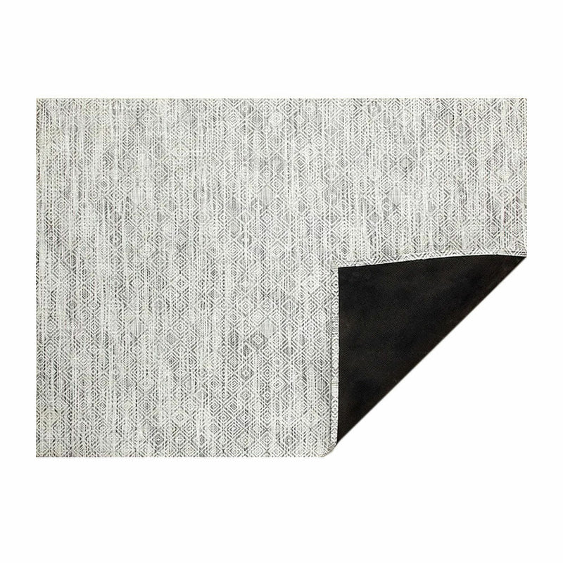 chilewich | woven floor runner 76x269cm (30x106") | mosaic black + white