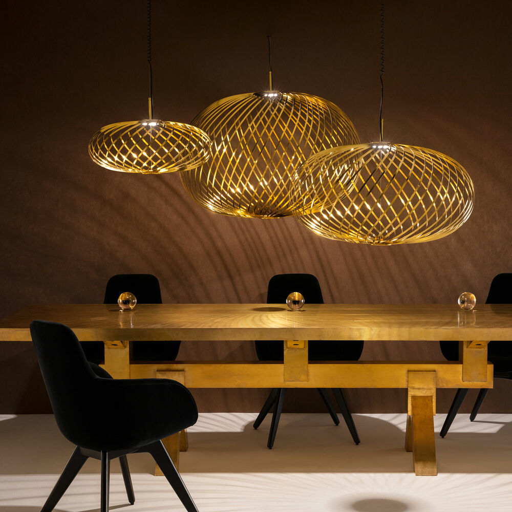 tom dixon | spring pendant light | brass small