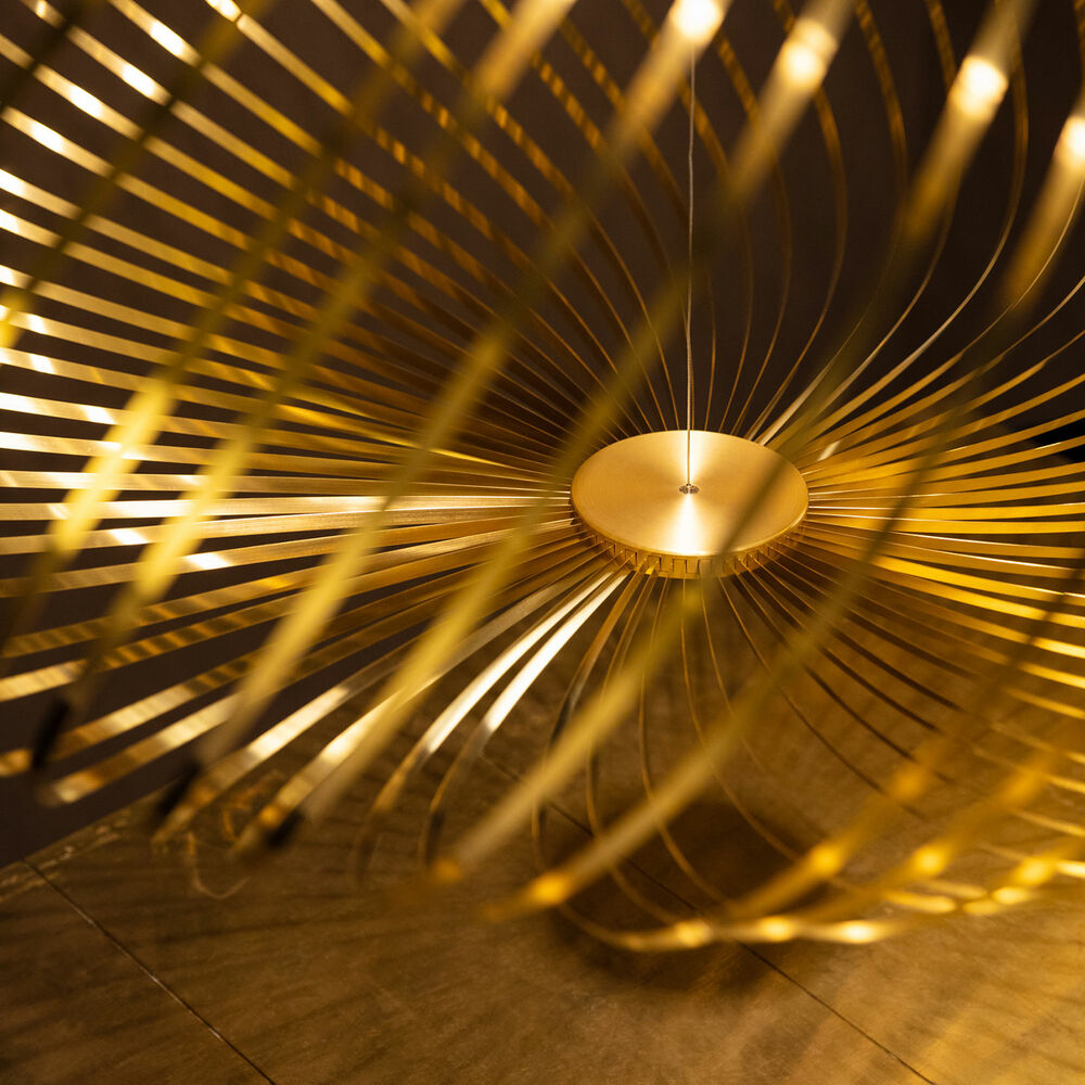 tom dixon | spring pendant light | brass medium