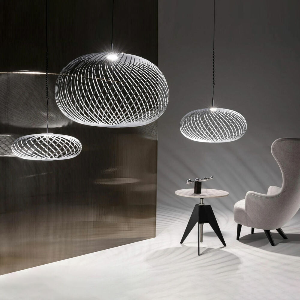 tom dixon | spring pendant light | silver large - DC
