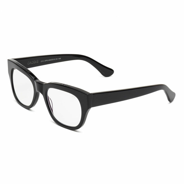 caddis | reading glasses | miklos gloss black - LC