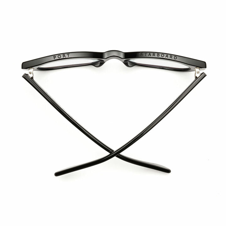 caddis | reading glasses | miklos gloss black - LC