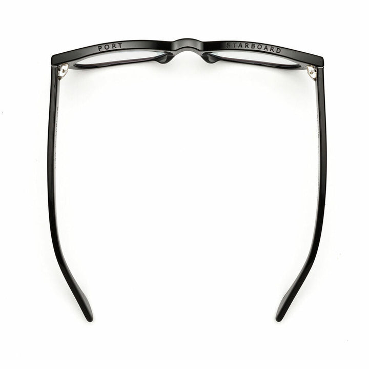 caddis | reading glasses | miklos gloss black - LC