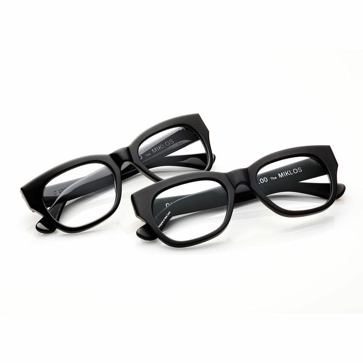 caddis | reading glasses | miklos gloss black - LC