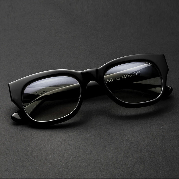caddis | reading glasses | miklos gloss black - LC