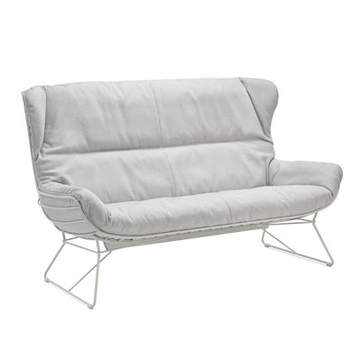freifrau | leyasol outdoor wingback couch | wire frame | lopi ash + black 160cm