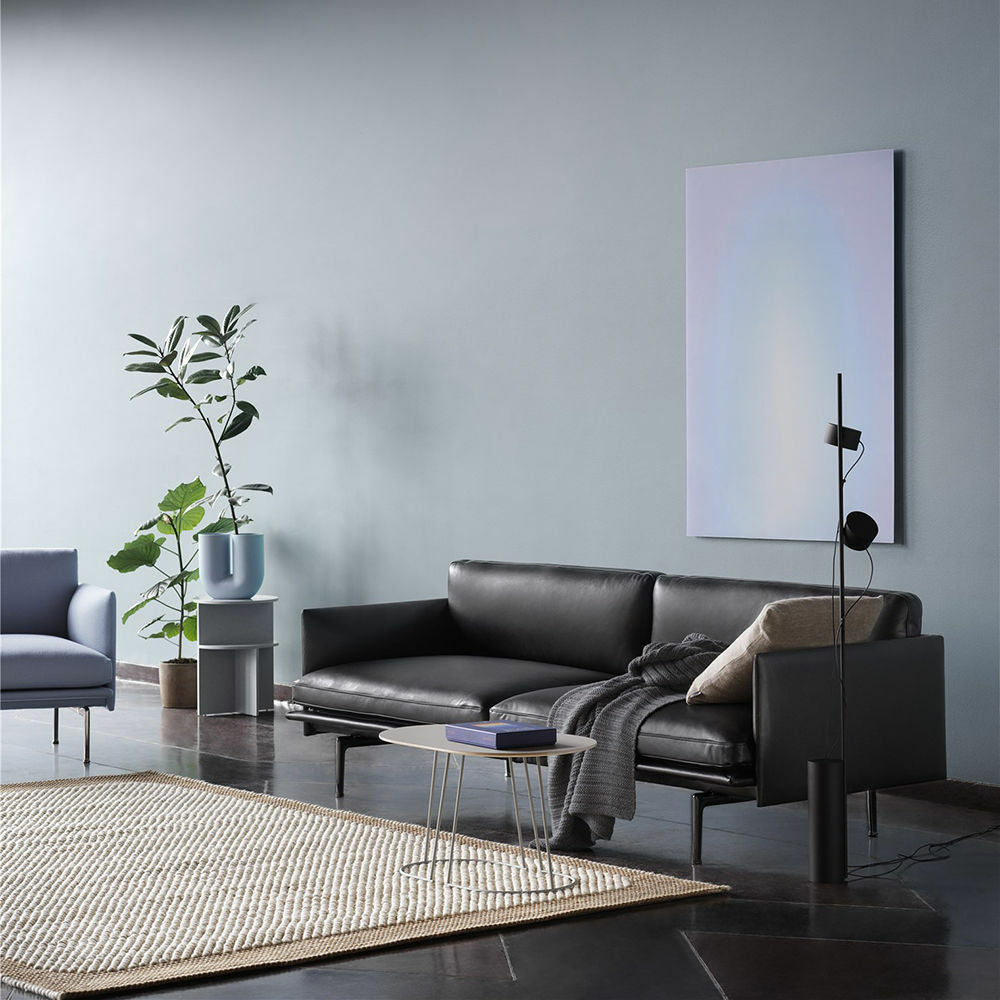 muuto | outline sofa 2 seater | easy leather black
