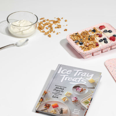 peak | everyday ice tray | speckled pink