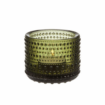 iittala | kastehelmi votive candle holder | moss green - DC