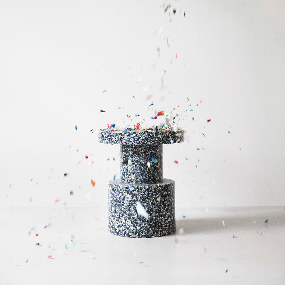 normann copenhagen | bit stool | black + multi