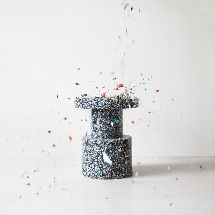 normann copenhagen | bit stool | black + multi