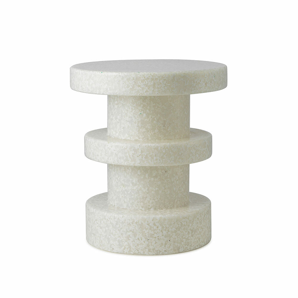 normann copenhagen | bit stool stack | white-white