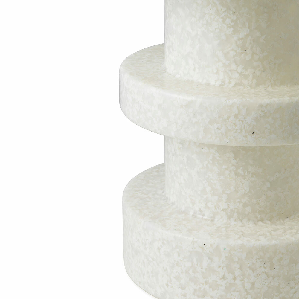 normann copenhagen | bit stool stack | white-white