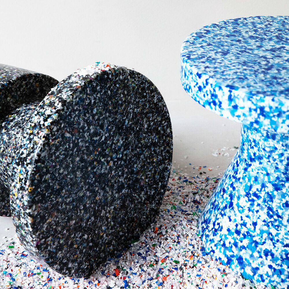 normann copenhagen | bit stool | black + multi