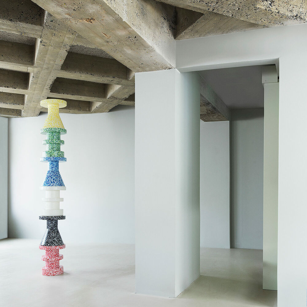 normann copenhagen | bit stool stack | green