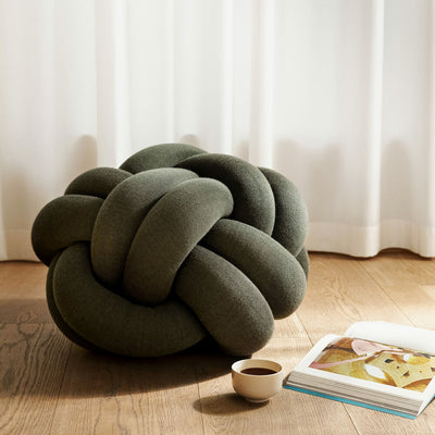 design house stockholm | knot seat cushion | medium forest green