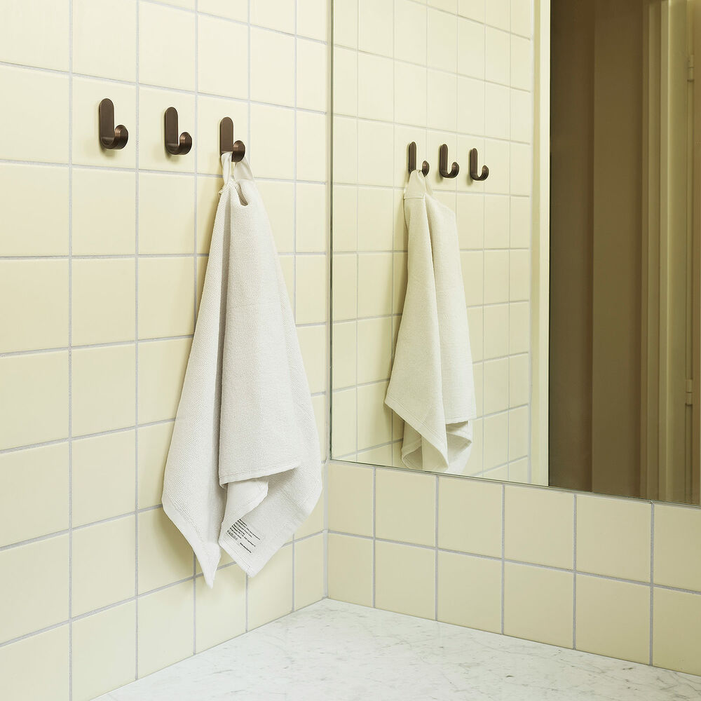 normann copenhagen | curve mini hook set | matte brown