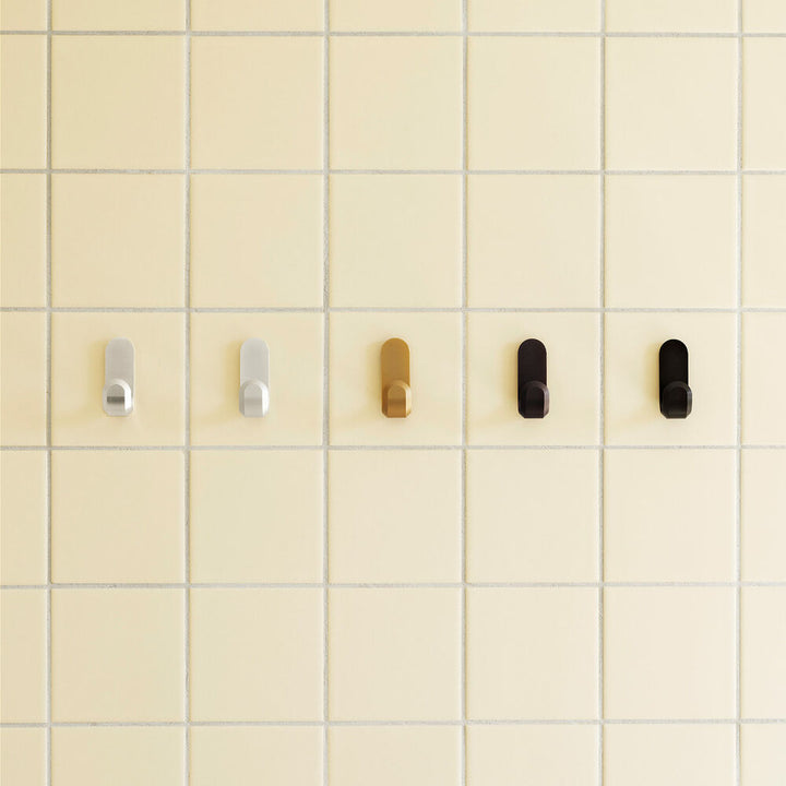 normann copenhagen | curve mini hook set | matte brown