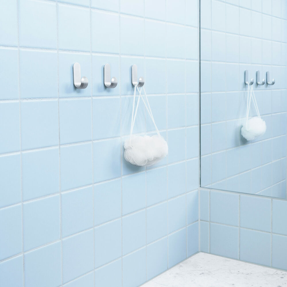 normann copenhagen | curve mini hook set | matte silver