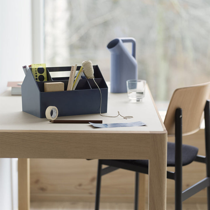 muuto | workshop table | oak + warm grey linoleum 130x65