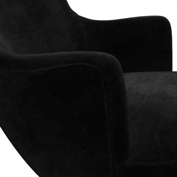 tom dixon | wingback chair | kvadrat gentle 2 | black 0193