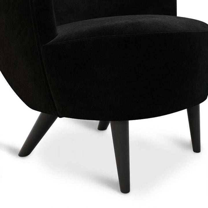 tom dixon | wingback chair | kvadrat gentle 2 | black 0193