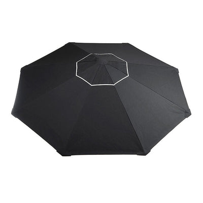 basil bangs | go large patio umbrella 2.8m | black