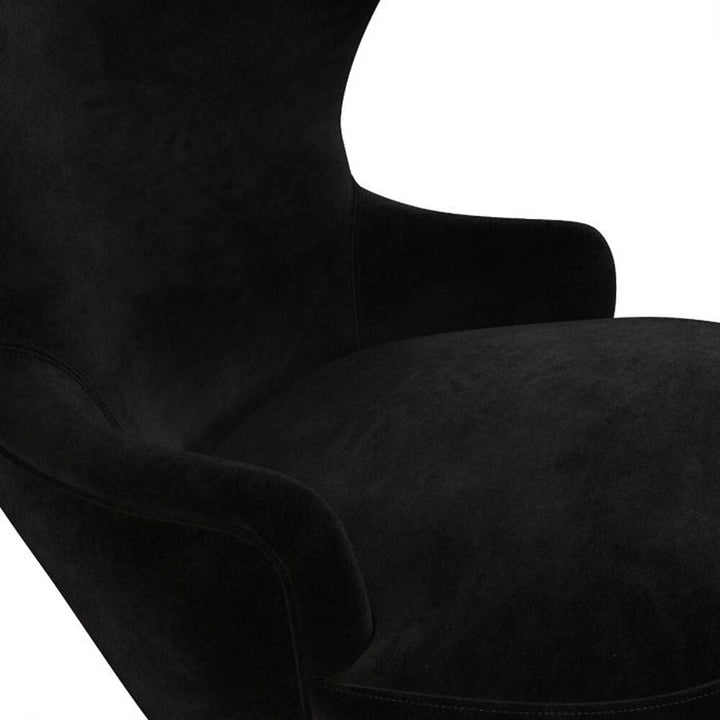 tom dixon | wingback micro chair | kvadrat gentle 2 | black 0193
