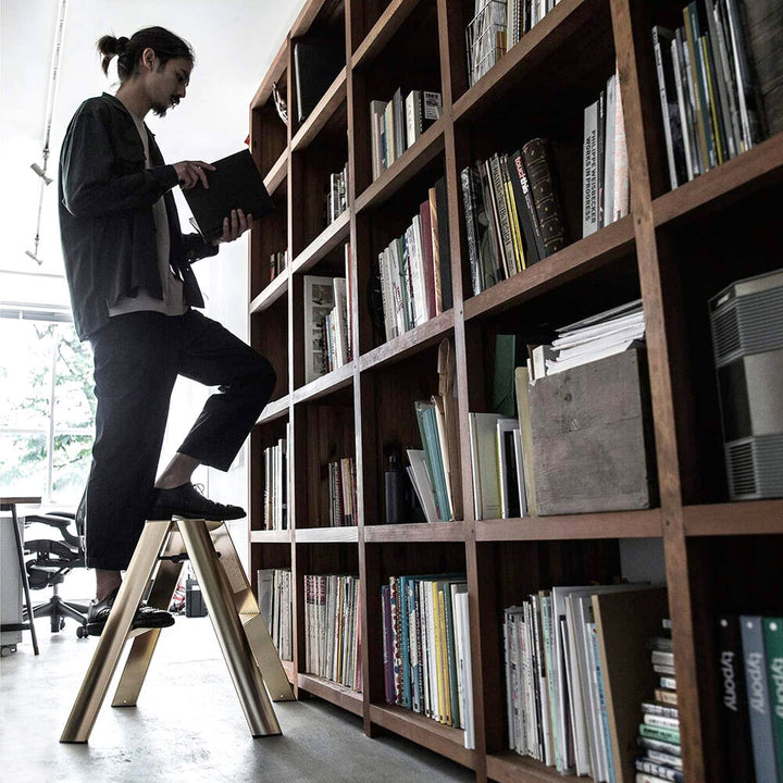hasegawa | lucano 2 step ladder premium | gold (japan) - LC