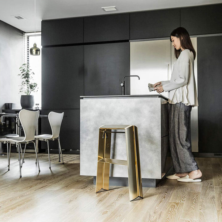 hasegawa | lucano 2 step ladder premium | gold (japan) - LC