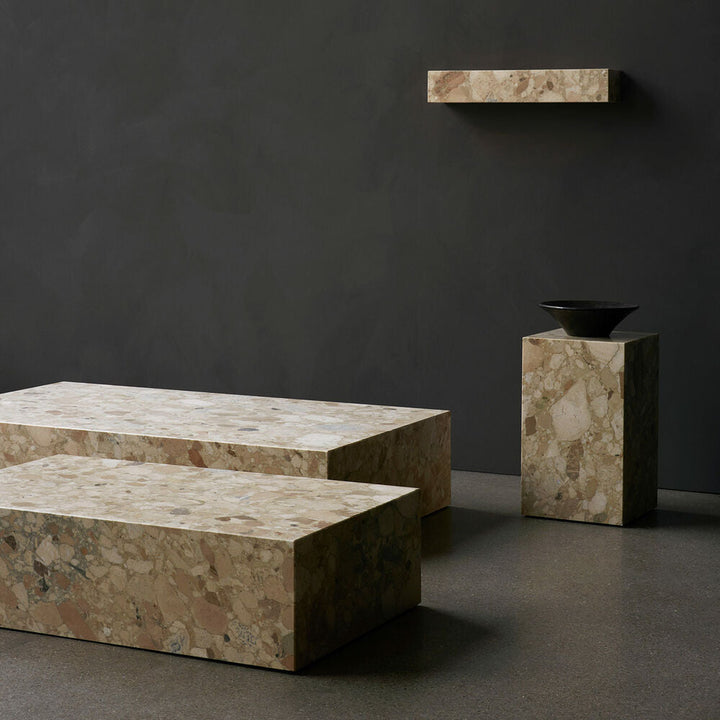 audo copenhagen (menu) | plinth low | kunis breccia stone