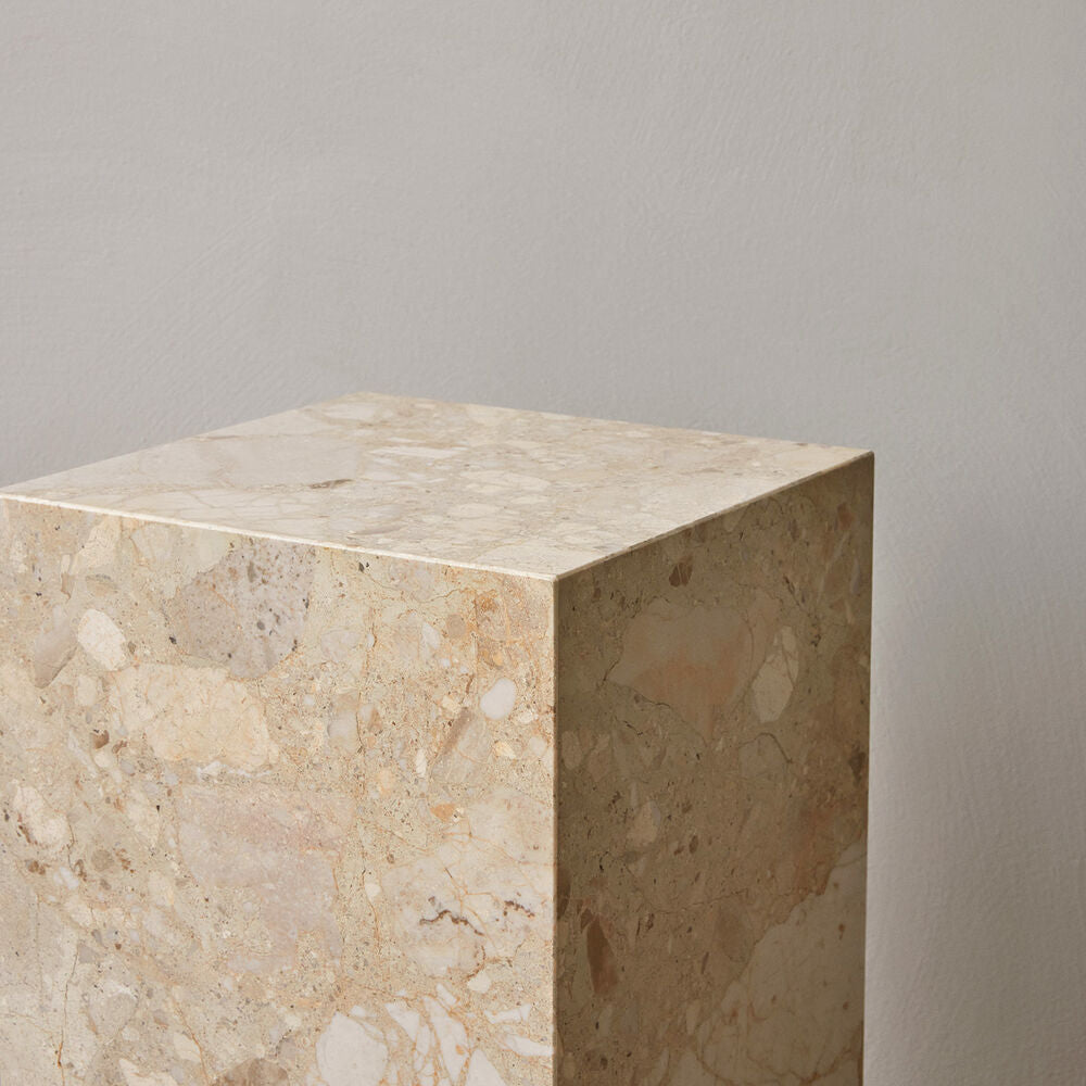 audo copenhagen (menu) | plinth tall | kunis breccia stone
