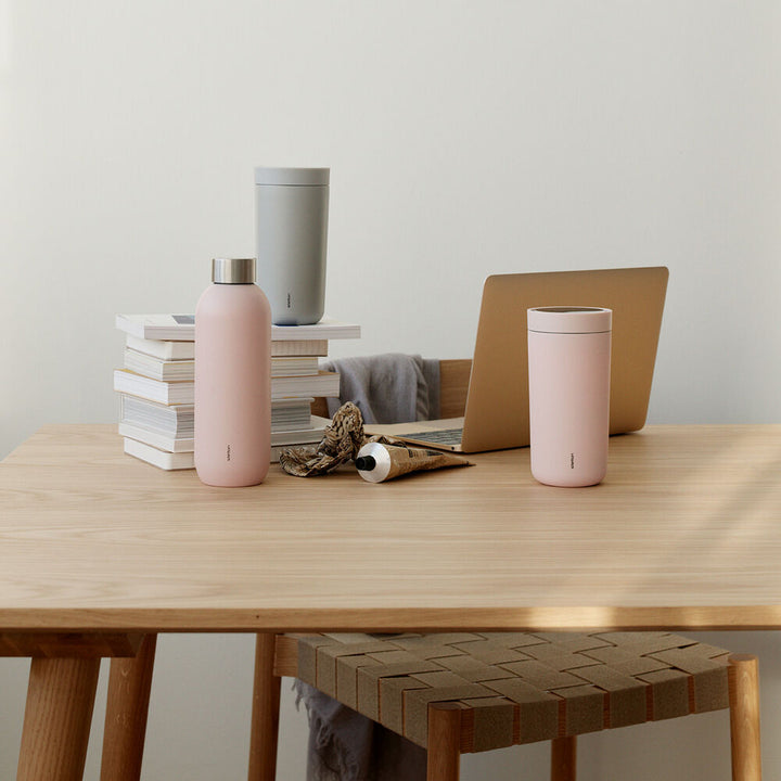 stelton | to go click vacuum insulated cup | soft light grey 200ml ~ DC