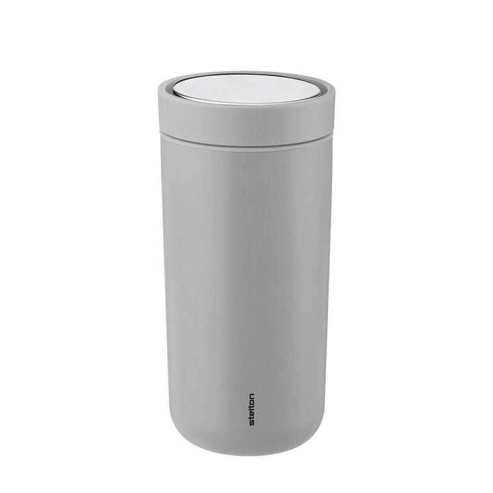 stelton | to go click vacuum insulated cup | soft light grey 400ml ~ DC