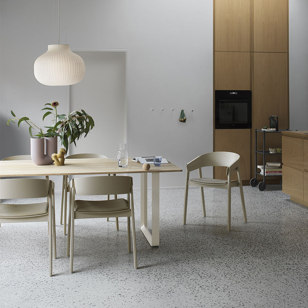 muuto | cover armchair | dark beige + stone leather