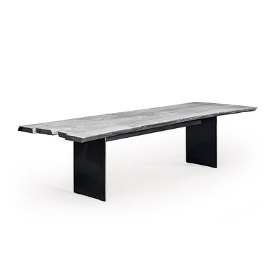janua | sk 08 butterfly table | charburned oak silver shade | 260cm