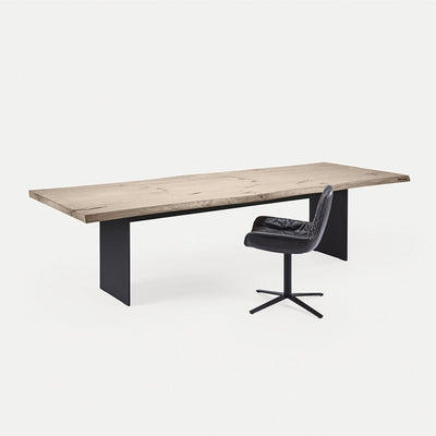 janua | sk 08 butterfly table | smoked oak white shade | 180cm