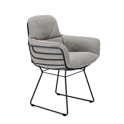 freifrau | leyasol outdoor armchair high | lopi ash + black frame