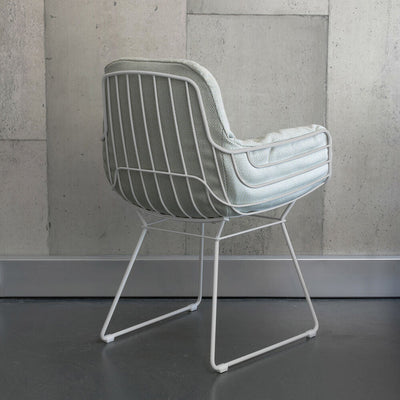 freifrau | leyasol outdoor armchair high | lopi beldi + grey white frame