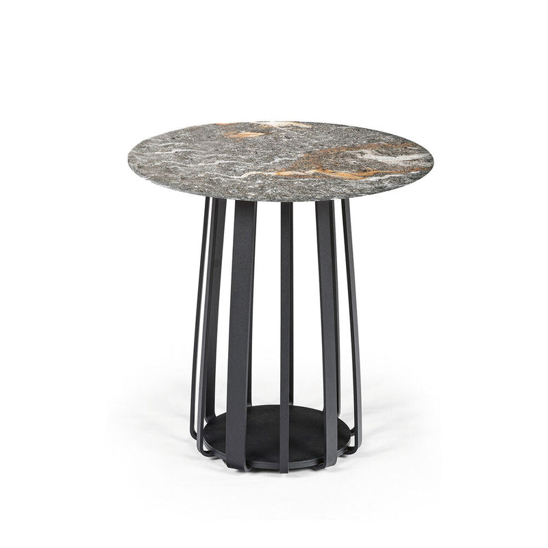 janua | bc 09 basket coffee table outdoor | alps glitter + black base