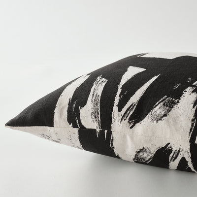 greg natale | paint brush cushion | black + white - DC