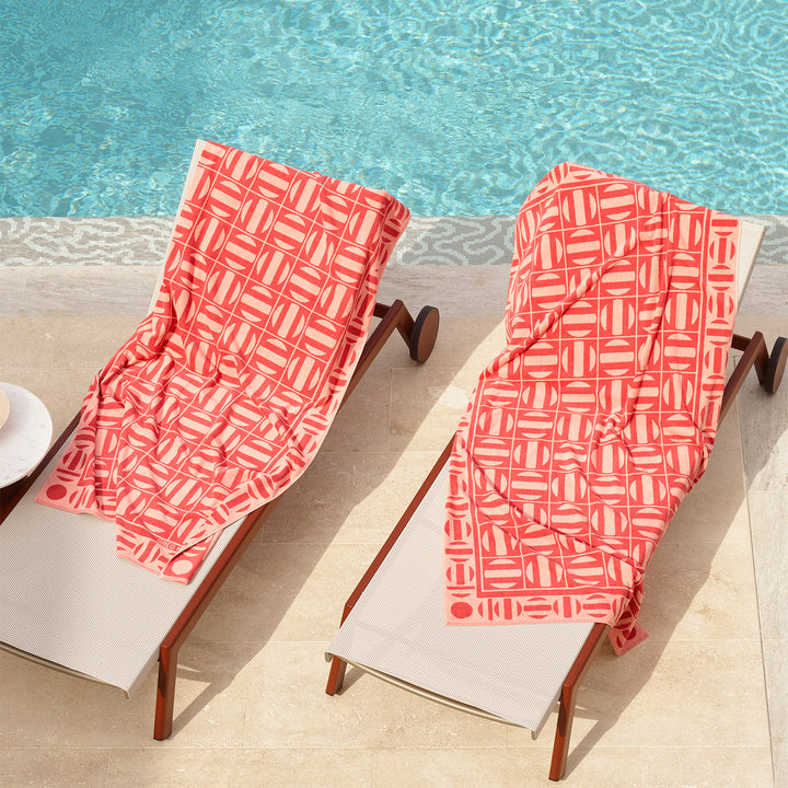 greg natale | sorrento beach towel | pink ~ DC