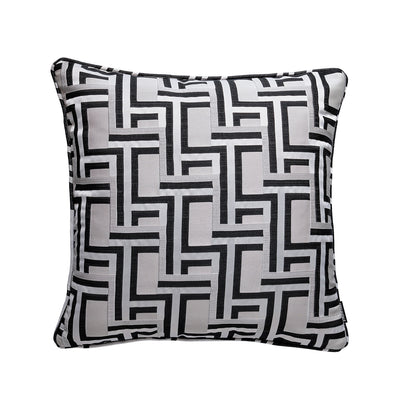 greg natale | forbes cushion | black + grey - DC