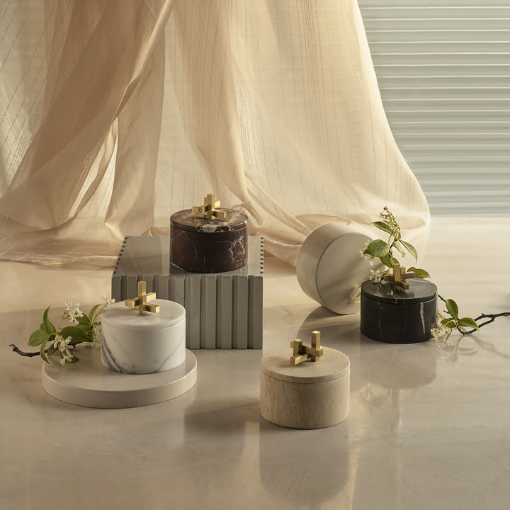 greg natale | metropolis box round | travertine - DC