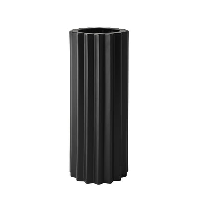 greg natale | parallel lines vase | black