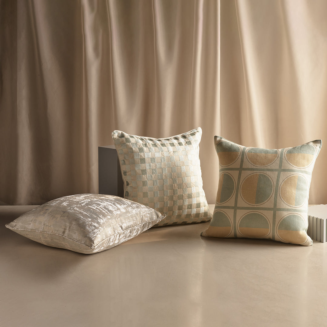 greg natale | ponza cushion | grey & gold ~ DC
