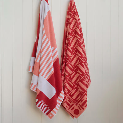 greg natale | positano beach towel | pink ~ DC